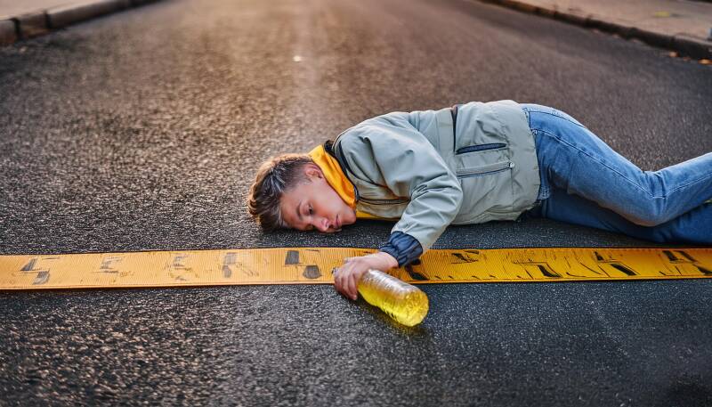 Afbeelding dronken student op Rein Menke's Schrijfplek auteur