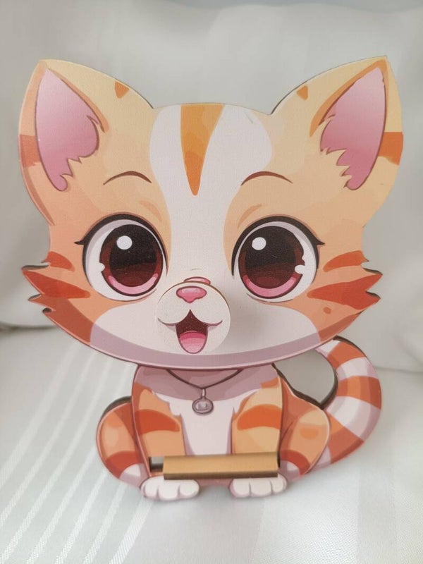 Porte lunettes chat