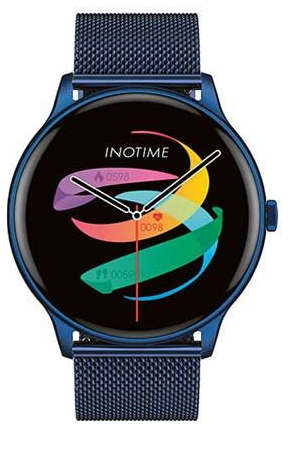 Montre connectée INOTIME ronde – Bracelet milanais 4 coloris