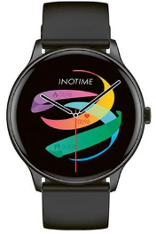 MONTRE INOTIME CONNECTEE ronde - bracelet noir