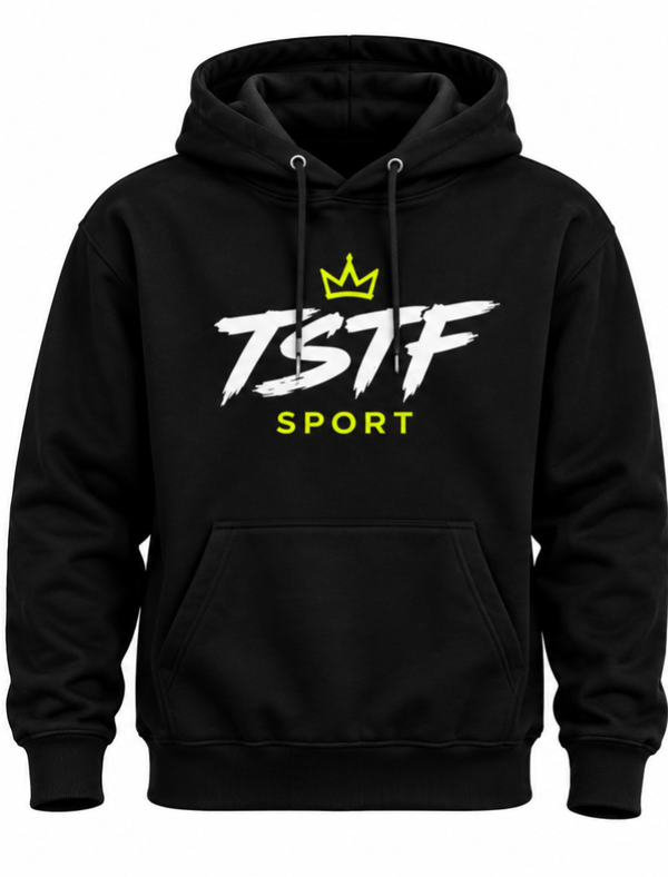 TSTF SPORT Essential Hoodie – Black Edition