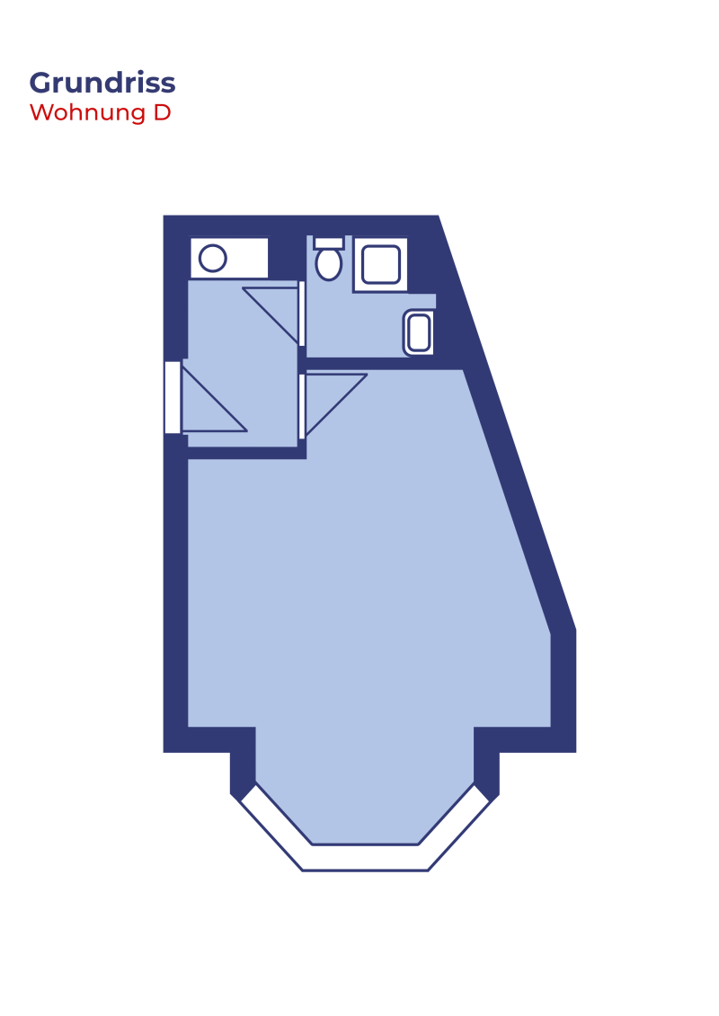 Wohnen auf Zeit in Bremen Grundriß 