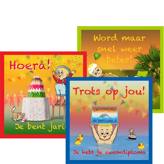 Wenskaarten (3-pack)