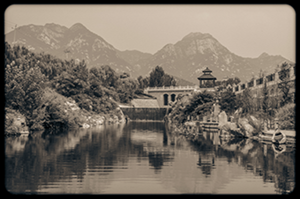 Bergslandskap i Taian