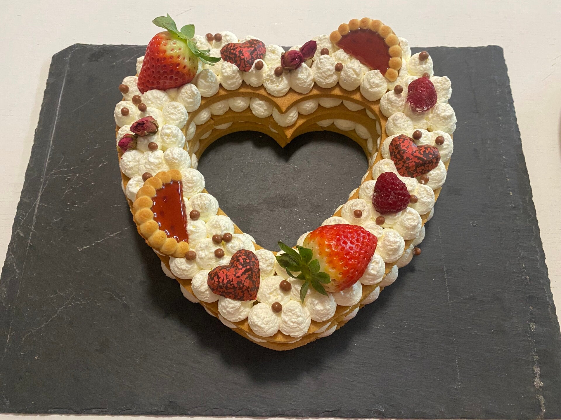 TARTA SABLE CORAZÓN