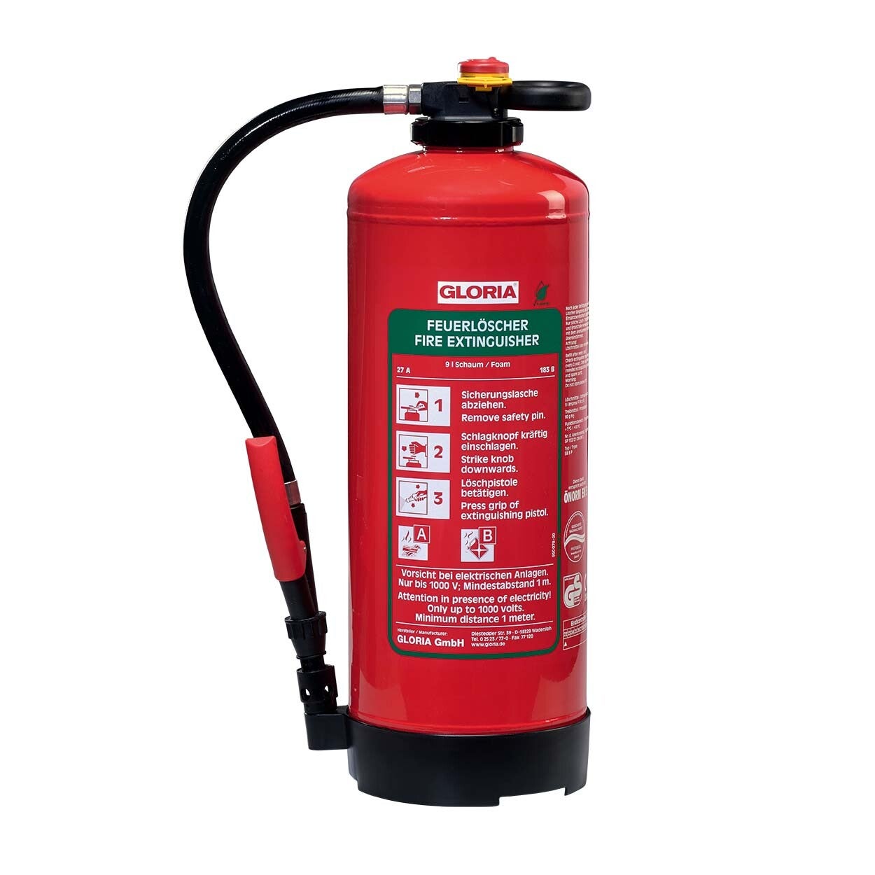 Gloria Feuerlöscher Schaum 9L (F0004)