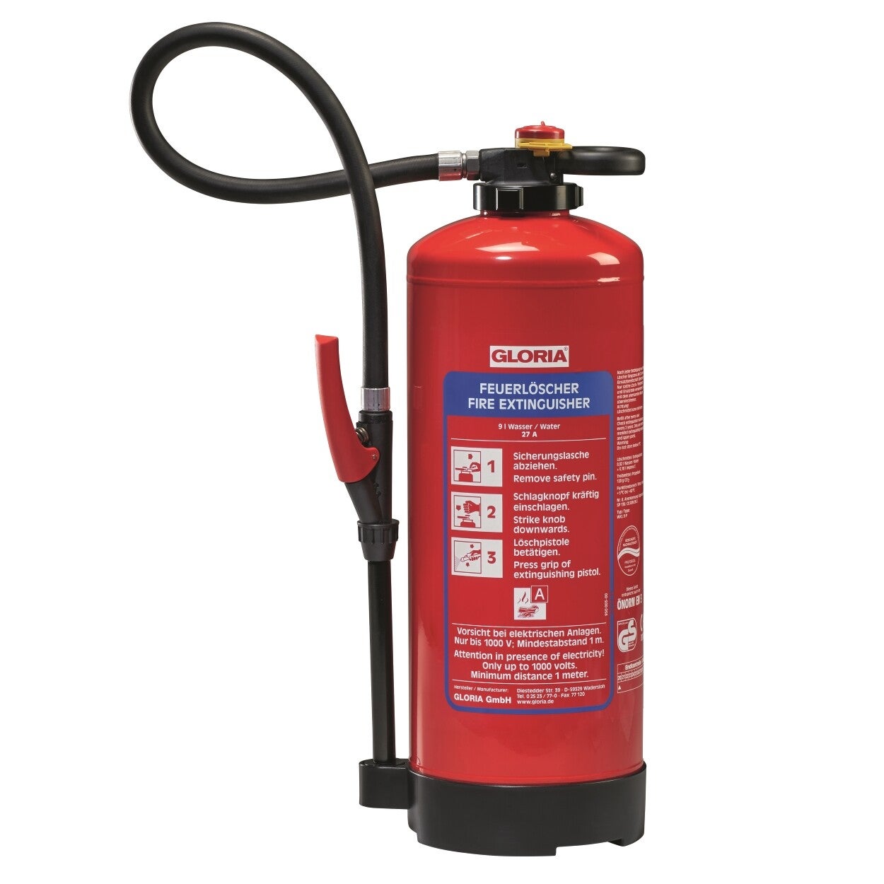 Gloria Feuerlöscher Wasser 9L (F0016)