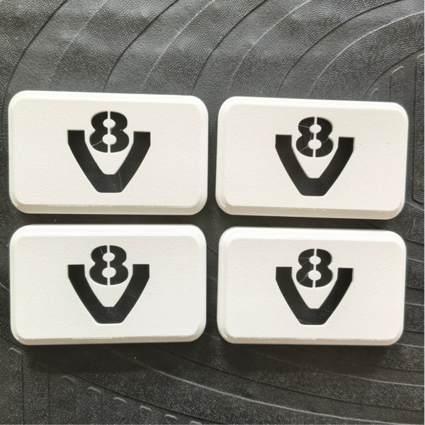 4 Caches feux de gabarits scania V8