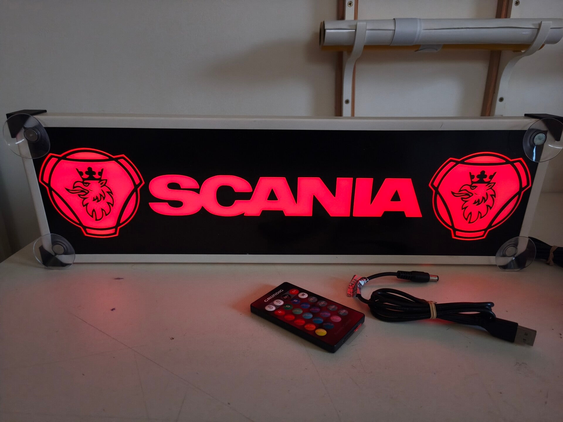 Plaque pare brise Scania LED RGB