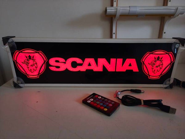 Plaque pare brise Scania LED RGB