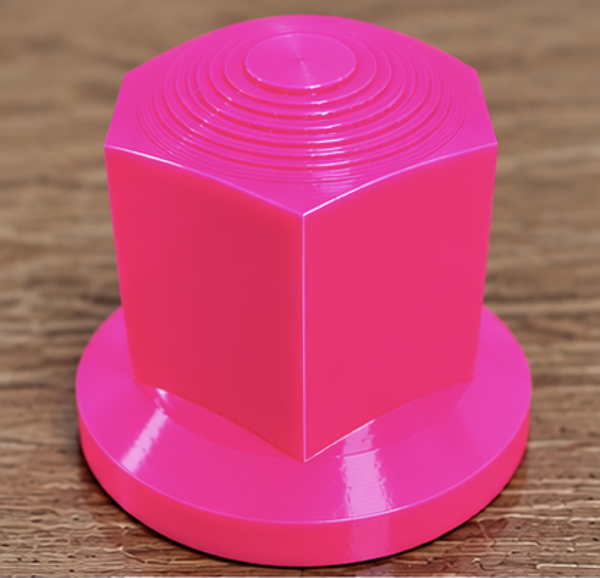 Cache écrou Rose diamètre 32
