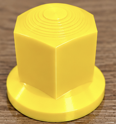 Cache écrou jaune diamètre 32