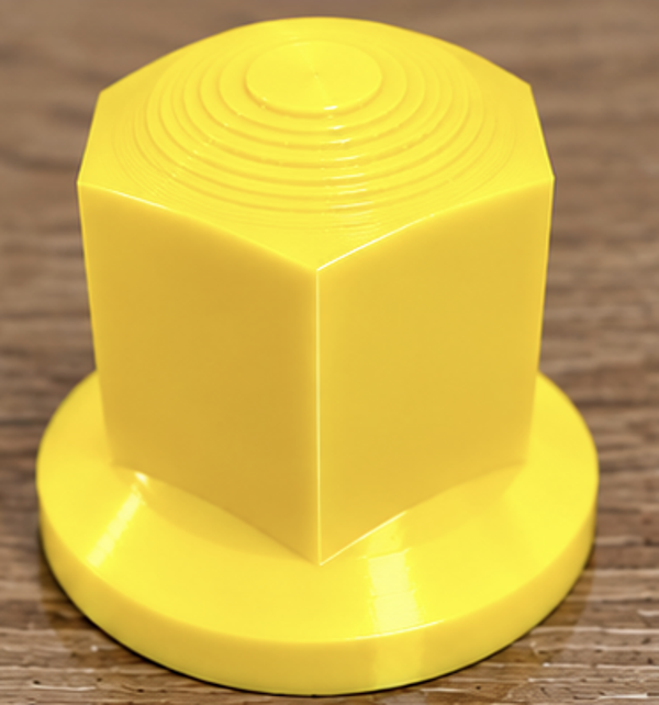 Cache écrou jaune diamètre 32