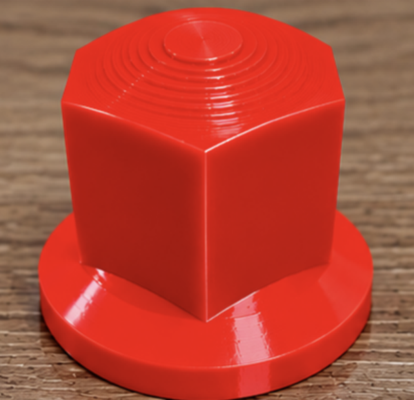 Cache écrou rouge diamètre 32