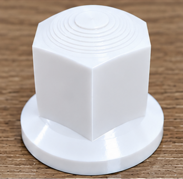 Cache écrou blanc diamètre 32