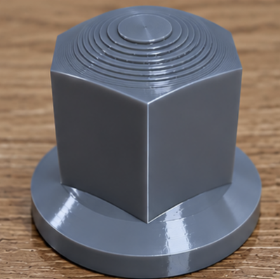 Cache écrou gris diamètre 32
