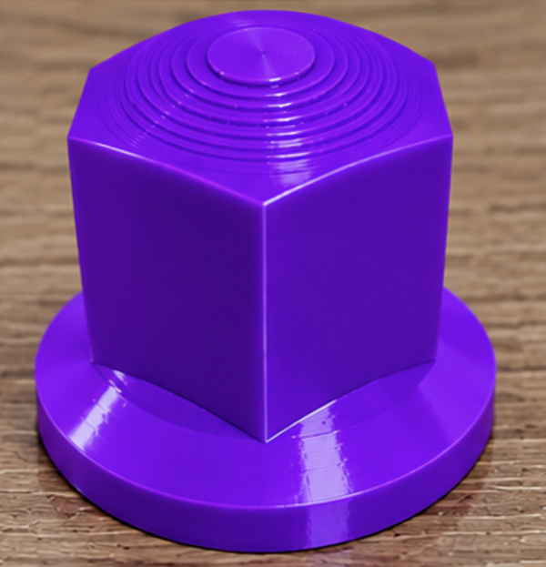 Cache écrou violet diamètre 32