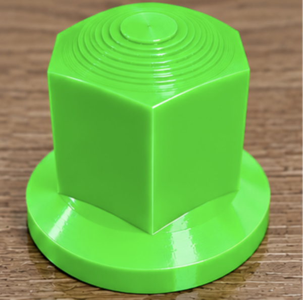 Cache écrou Vert diamètre 32