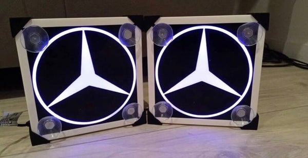 2 Angles de pare brise Mercedes
