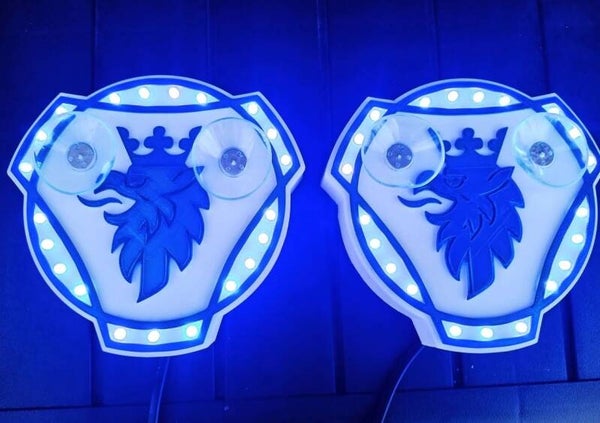 2 Angles de pare brise Scania LED diode