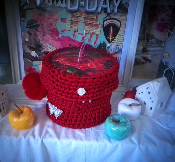PANIER DE RANGEMENT AVEC COUVERCLE
