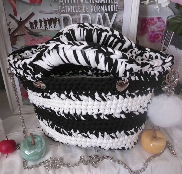 SAC CITADIN CHINE "BLANC NOIR"