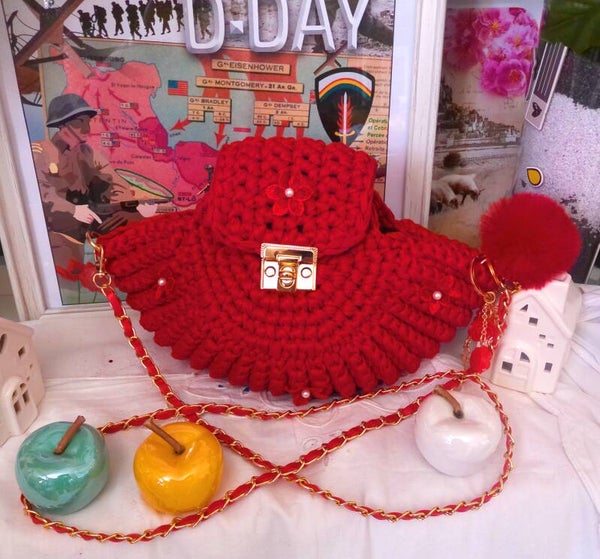 SAC PAPILLON CITADIN M-1 ROUGE PASSION