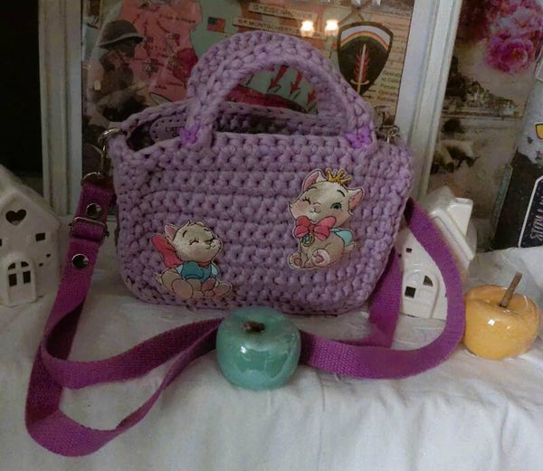 SAC PETITE FILLE COULEUR " VIOLET "