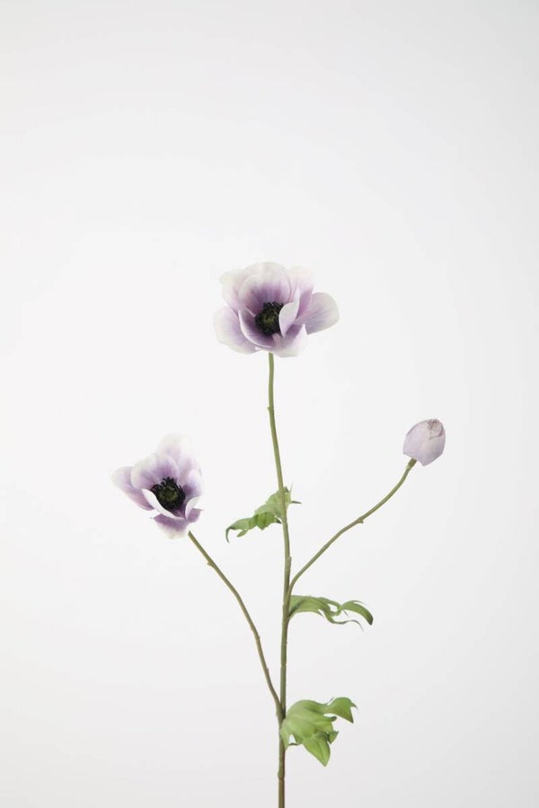 14 Anemone spray 64 cm lavendel kleur
