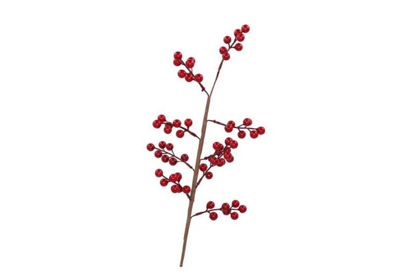 Kerst red berry tak 67 cm