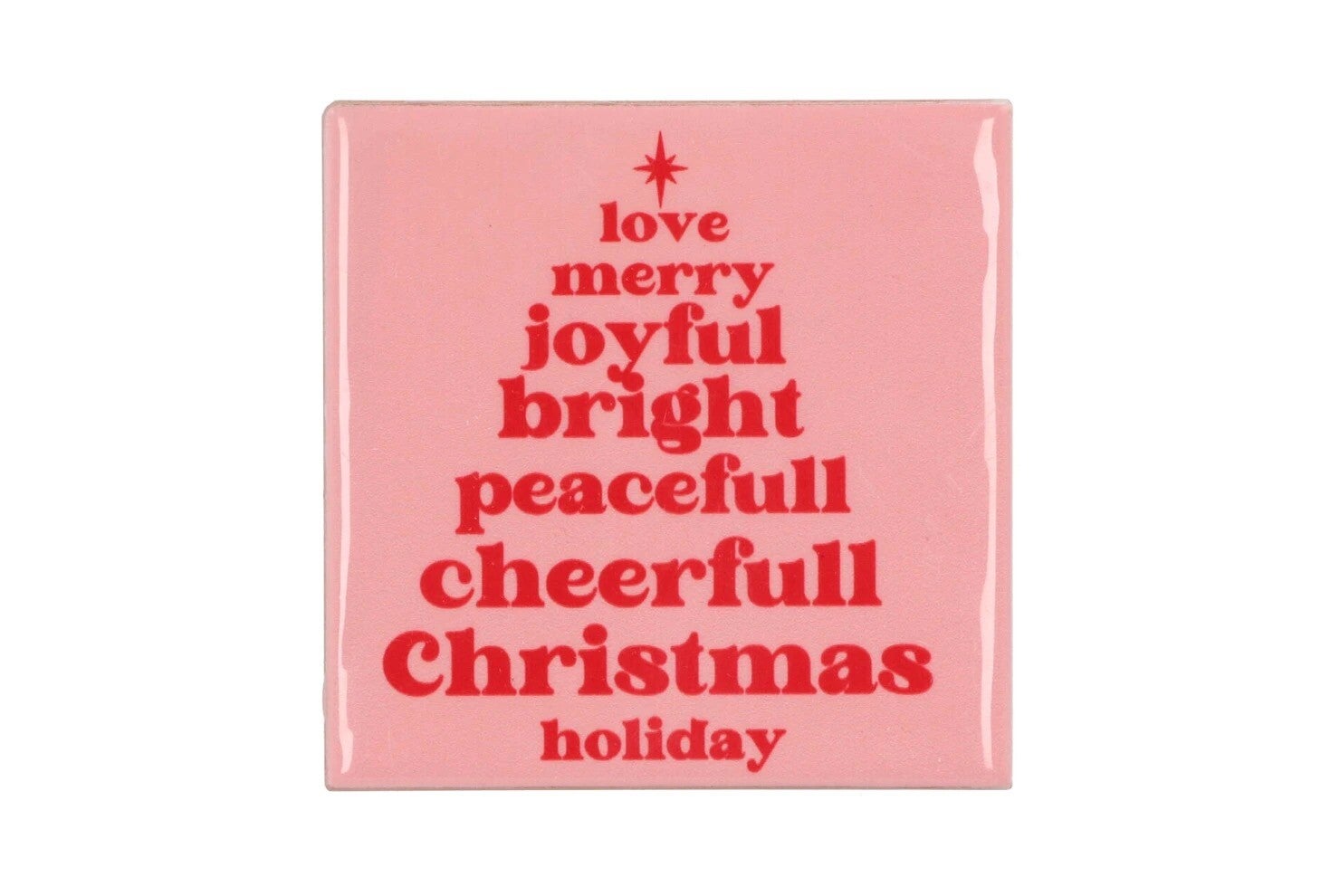 Tile Christmas 10 x 10 x 1 cm