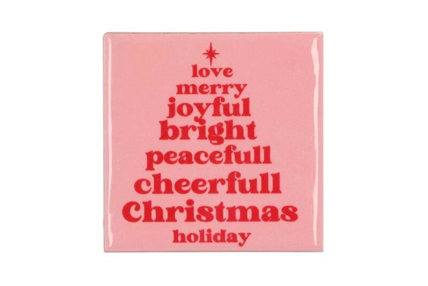 Tile Christmas 10 x 10 x 1 cm