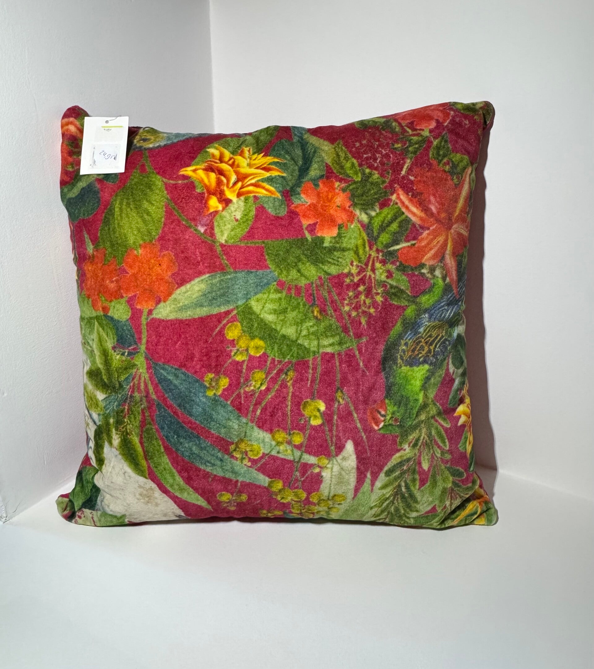 By Mooss Velours Bloemen kussen