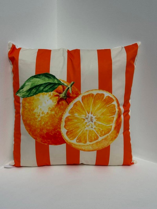 outdoor kussen sinaasappel/orange 45x45cm