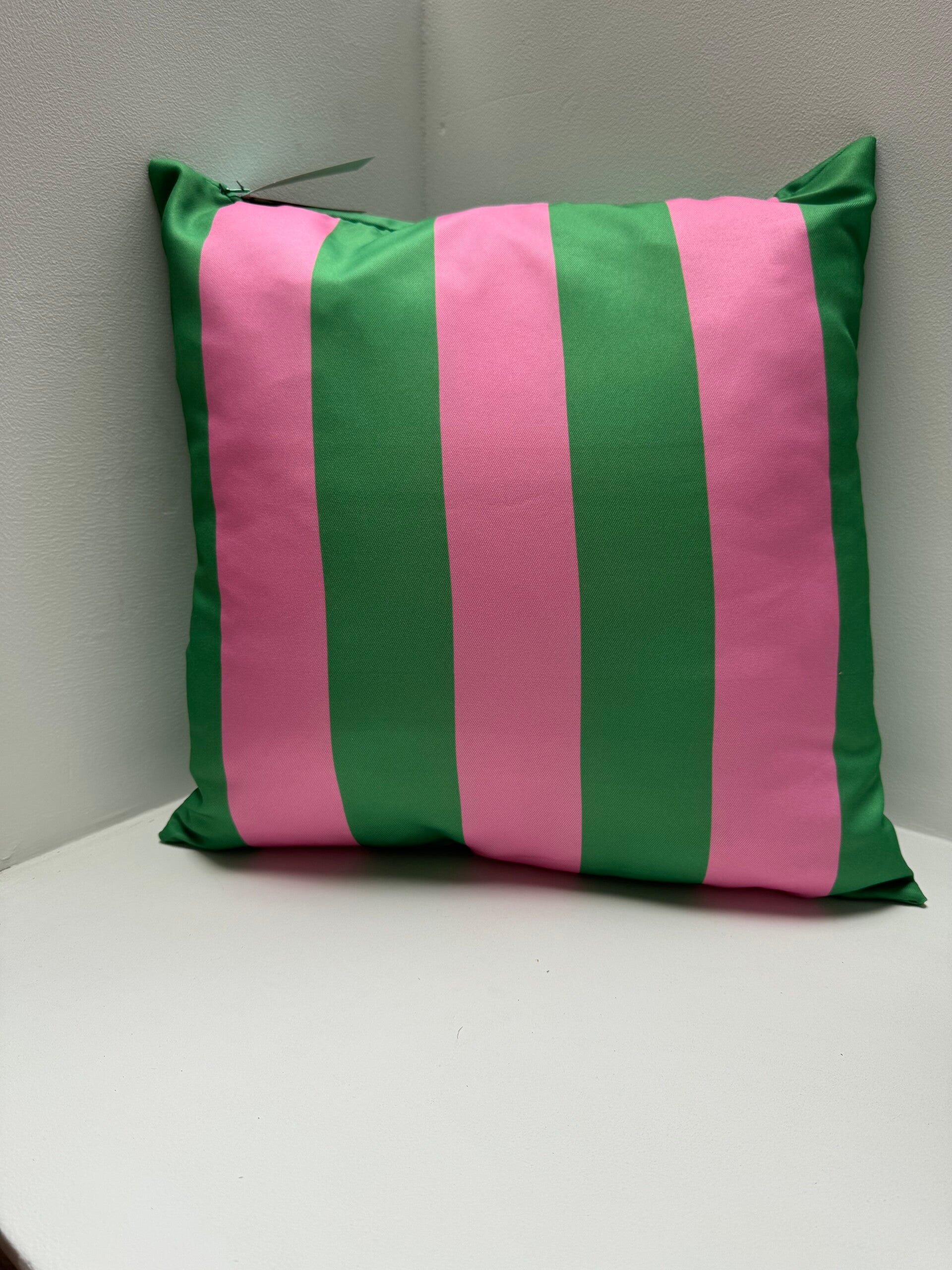Buitenkussen 45x 50 cm groen roze