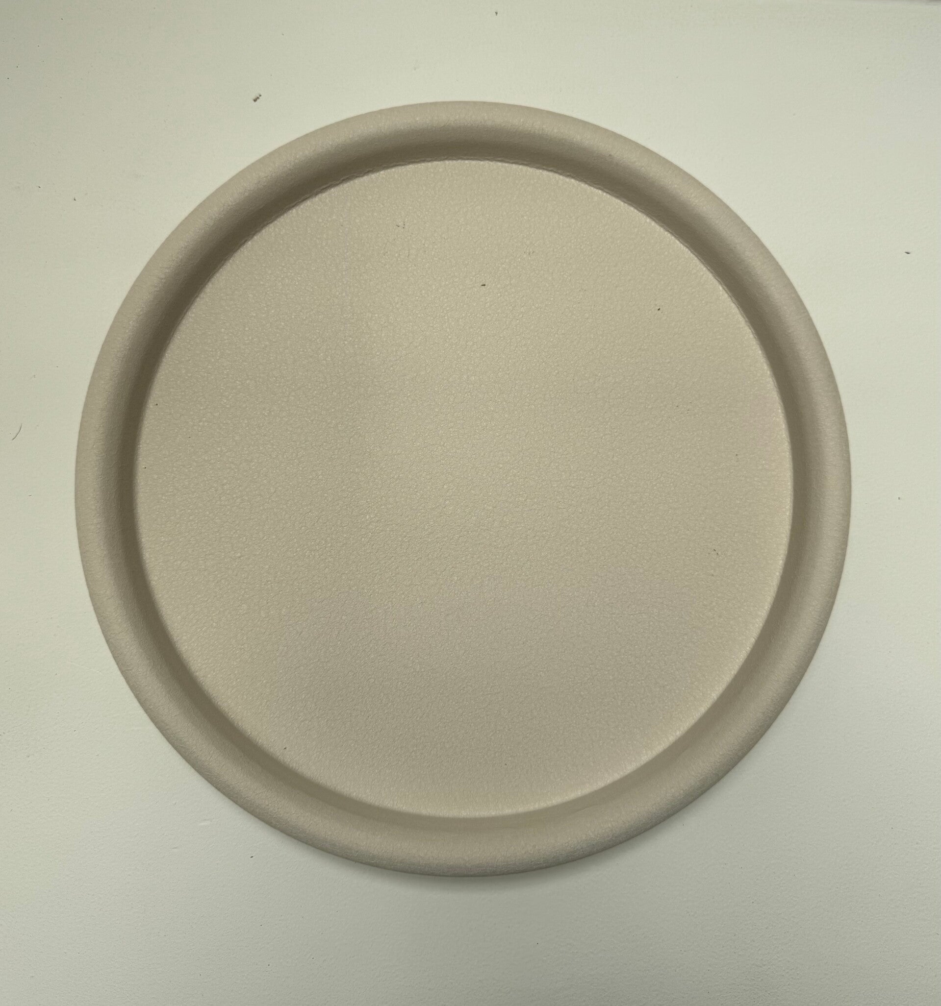 plateau / schaal / dienblad ø 31,5 cm off white