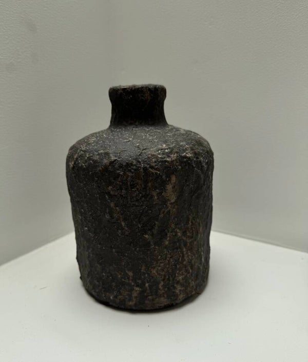 Bloempot / Vaas 18 cm donkergrijs
