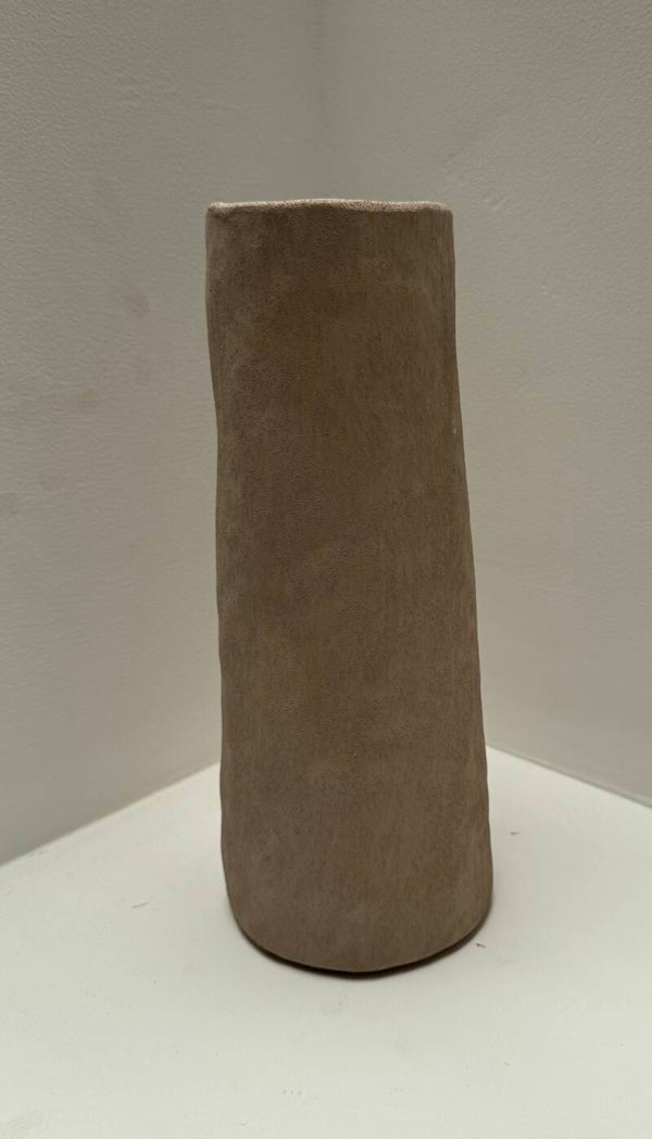 Vaas Porto zand kleur 12 x 29 cm