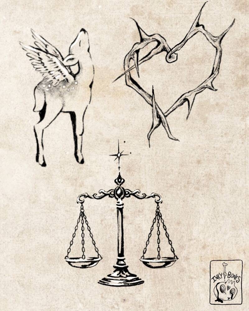 mixed blackwork tattoo designs