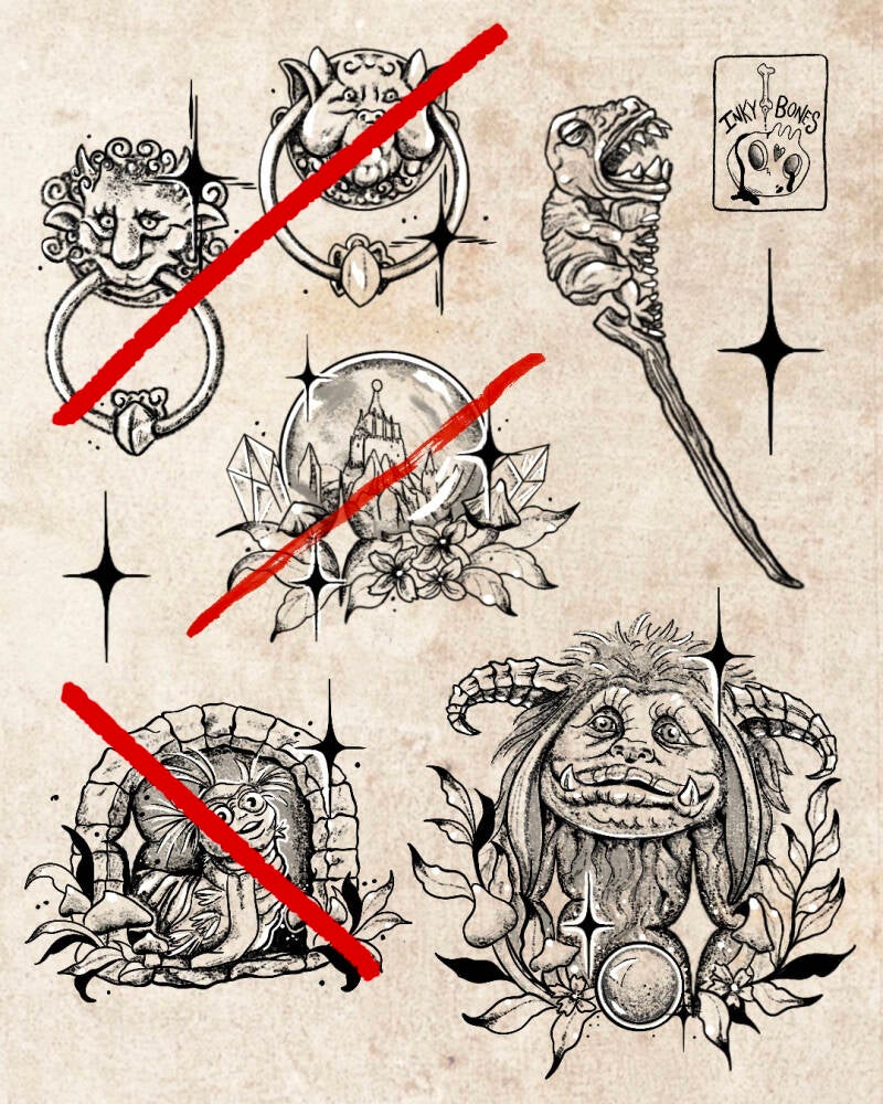 labyrinth film tattoo designs