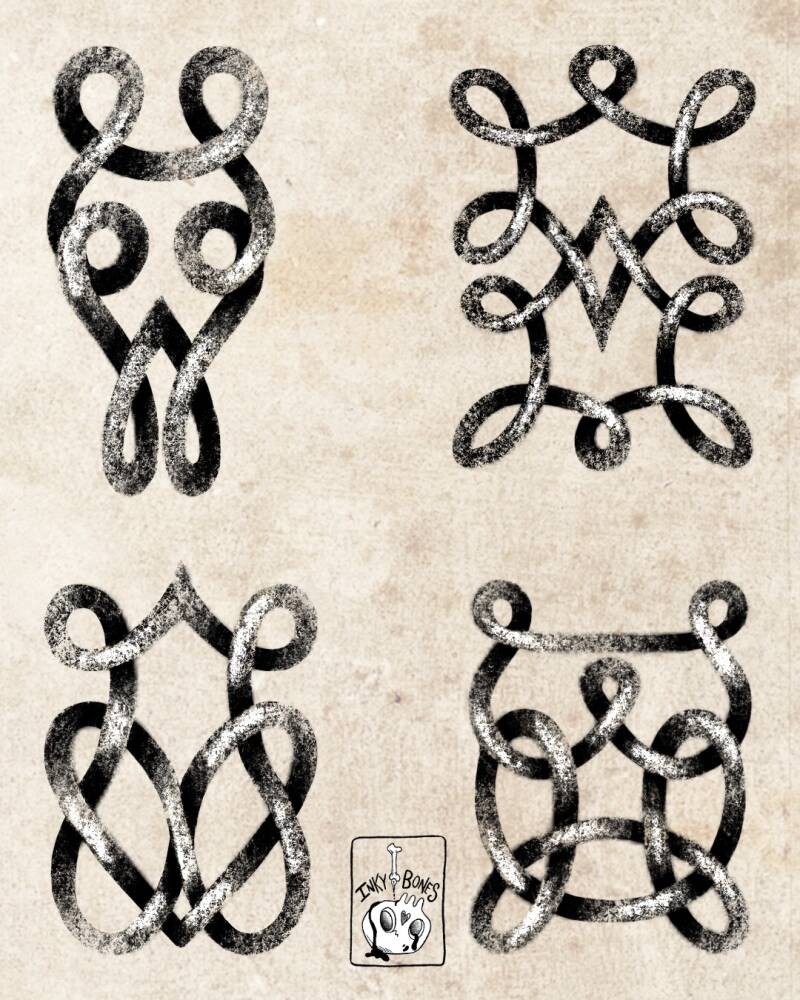 gothic Celtic knotwork tattoo designs