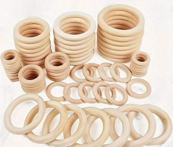Wooden crafting ring