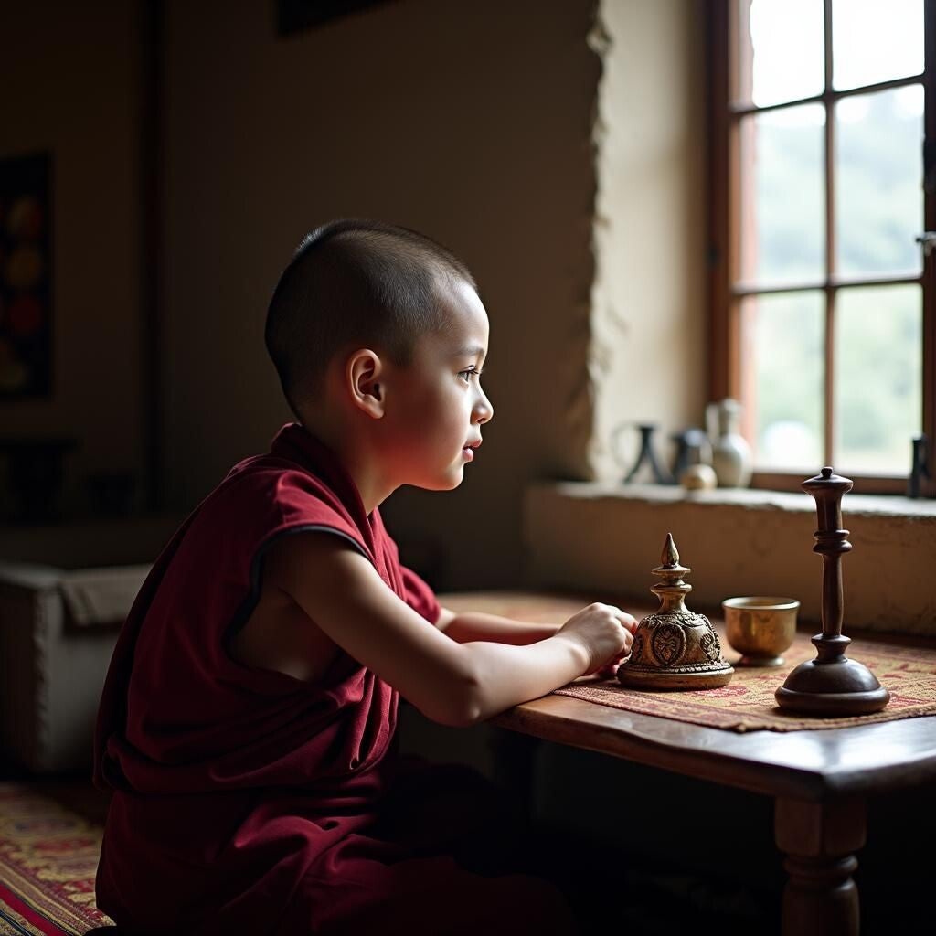 Personne médite et appel ses animaux de pouvoir