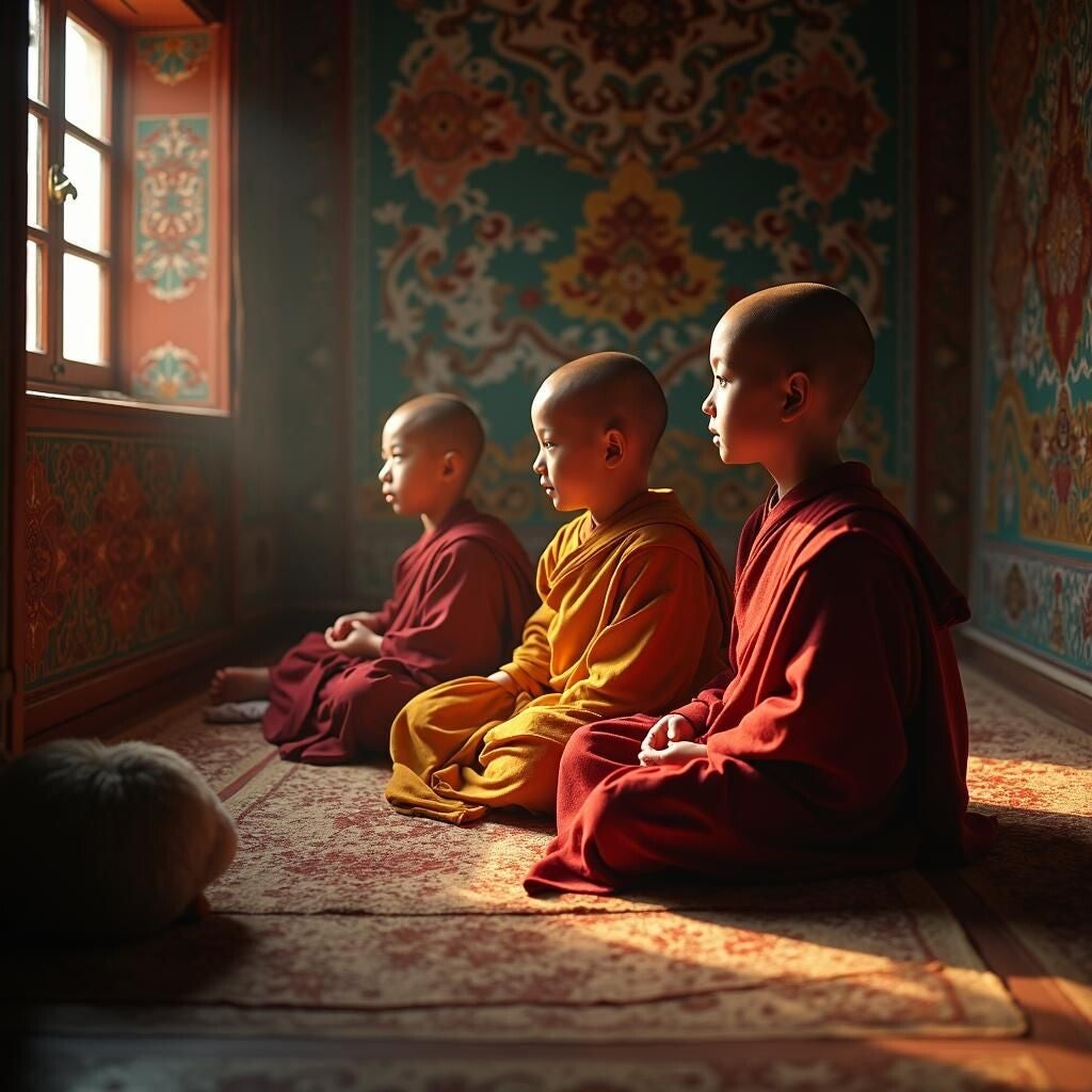 Dans une forêt obscur un voyant appel un oiseau de lumière