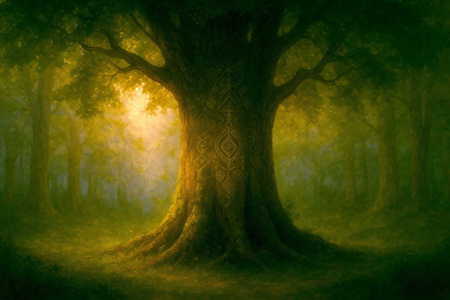 Arbre sacré et symboles druidiques – Sagesse végétale ancestrale