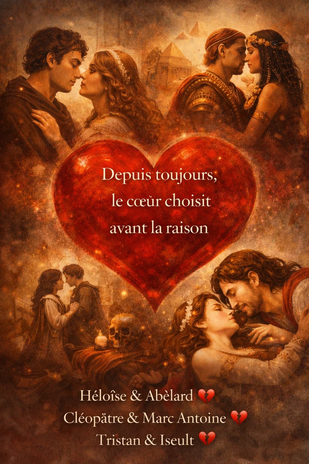 "Saint-Valentin et amour destiné, cœur symbole universel de l’amour"