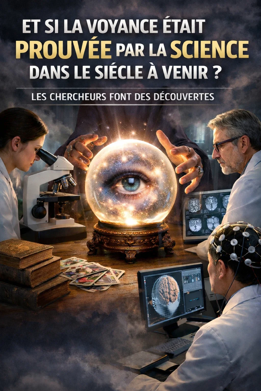 Chercheurs étudiant la voyance et la conscience humaine