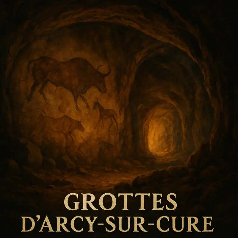 Peintures rupestres dans les grottes d’Arcy-sur-Cure