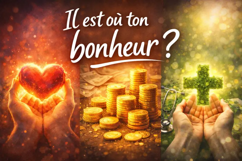 Il est où ton bonheur – amour, argent et santé en question