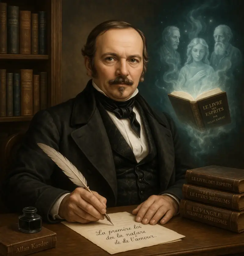 allan kardec spiritisme medium celebre histoire livre des esprits